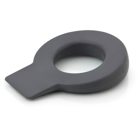 REI Fermo cuneo in plastica antracite per serratura porta pensile mod.660 (1/5)