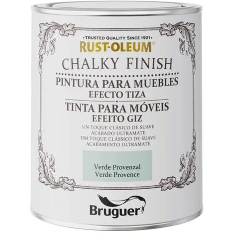 Mobili Finitura Gessata Ruggine-Oleum Verde Provenzale 750ml BRUGUER (1/2)