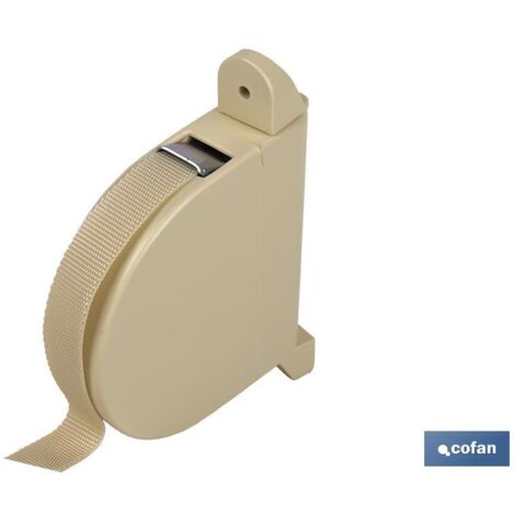 Paletta pieghevole cieca avorio 6mx14 mm