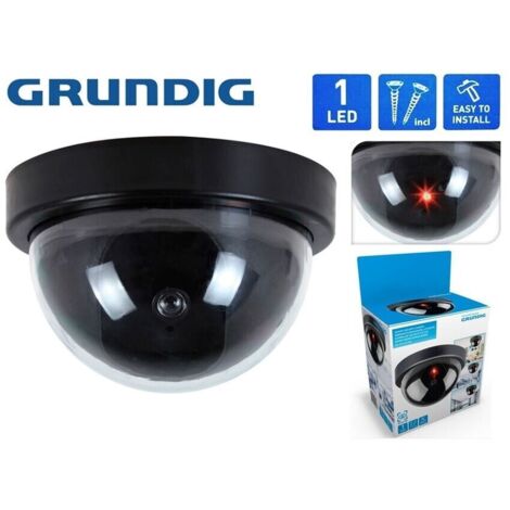 Kit Antifurto Casa Telecamera Finta Girevole Grundig Per Sicurezza - Foto 4