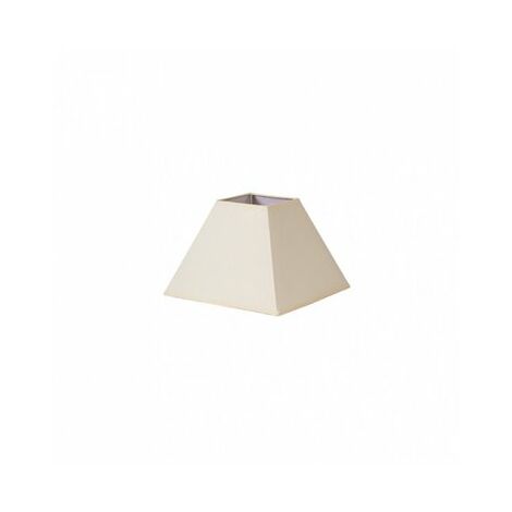 Piramide Mezzo Paralume E27 beige 25dx11dx18h Tessuto Popelin