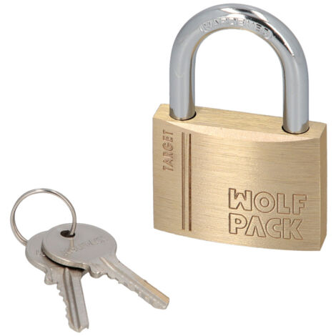 Lucchetto Antiscasso In Ottone Con Arco In Acciaio - Doppia Chiusura E 2 Chiavi, Sicuro E Resistente - Foto 9