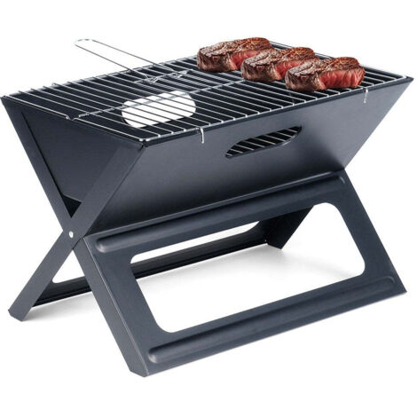 Griglia per barbecue, griglia a carbone pieghevole, portatile, leggera, per grigliare all'aperto, cucina, campeggio, escursionismo, picnic, tailgating