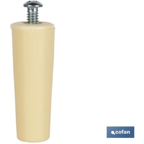 Tappo cieco 60 mm avorio con vite M-6