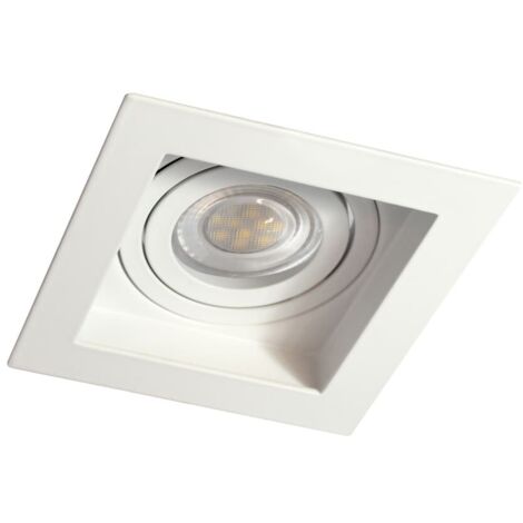 Akrah anello incasso quadrato bianco 100x100mm (1/5)
