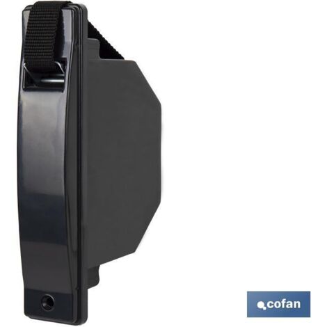 Raccoglitore di nastro cieco compatto nero 20 mm