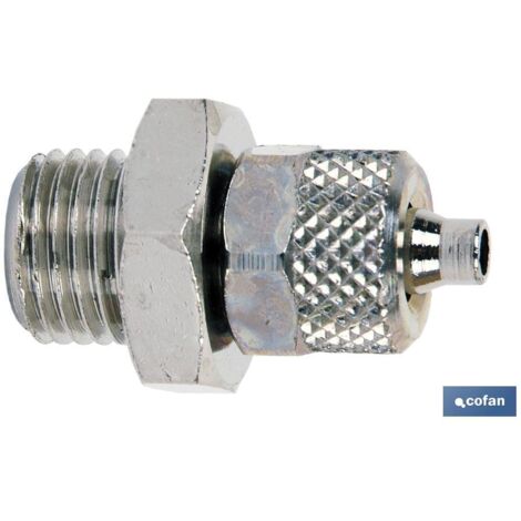 Filetto maschio dritto metrico t6/4 - m12x1,25