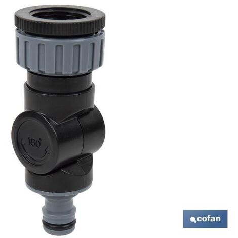 Adattatore per rubinetto articolato