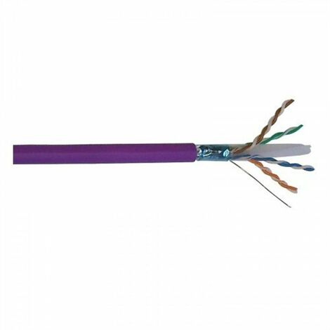 Cavo Rete Categoria 6A Non Schermato Utp Awg24 Colore Viola