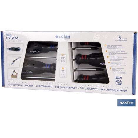 Set di cacciaviti da 5 pezzi. Torx
