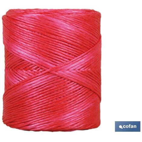 Bobina di filo di rafia/600 750 gr Rosso