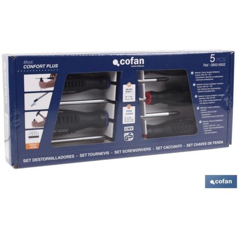 Set di cacciaviti 5 pezzi. Serie 6000