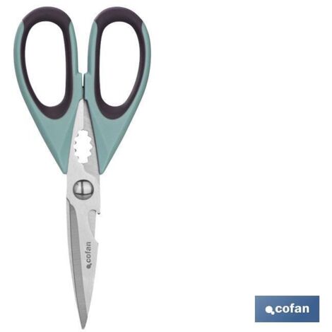 Forbici verdi in acciaio inossidabile. Modello Sena 22 cm