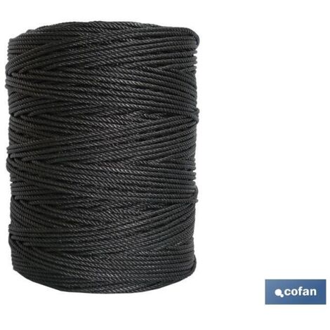 Rotolo 500 mt. Corda in plastica da 5 mm (Mod. telefono)