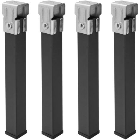 Set di Gambe per Rete Quadrata (4 Unità) Tubo 30x30 mm. Per rete 30x30 mm. Altezza 25 cm.