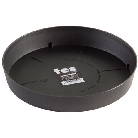 Vaso in plastica rotondo da giardino diametro 40 cm viola