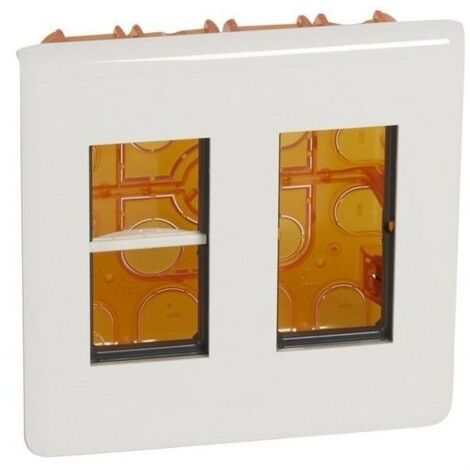 Scatola Da Pavimento Legrand Mosaic 089710 - 2 Moduli IP44 - Colore Bronzo - Presa Quadrata - 2
