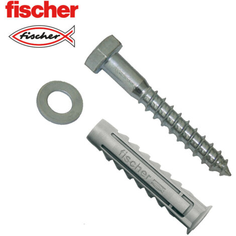 FISCHER WL 10x80mm Tappi a vite - Blister 2 unità 535512