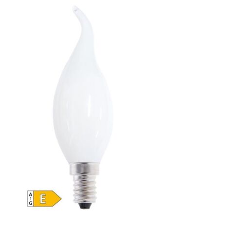 Lampadina LED 8W E14 A Soffio Di Vento, Luce Naturale 4000K, Bianca Calda 3000K O Fredda 6500K, Basso Consumo, 130.5x37.6mm
