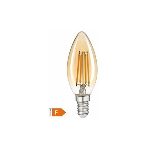 Lampadina Candela LED Vintage 4W E14 2500K