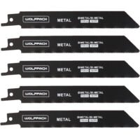 Lama per sega universale per metalli 152 mm. 18 TPI. 5 pezzi