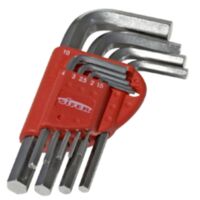 Set di chiavi a brugola cromate normali 10 pezzi (1,5-10) LTB