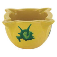 Mortaio in ceramica gialla con 4 punte n. 5 7x4,5cm