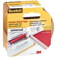 Nastro biadesivo universale bianco 7 m x 50 mm