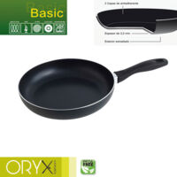 Padella Basic Alluminio Antiaderente 26 cm./3mm.