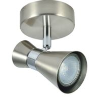 FAB 142381003 Messa a fuoco massima 1xgu10 Nichel/cromo 15x12x8,5 Cm