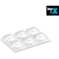 Goccia protettiva autoadesiva 20,5x20,5x7,6mm (Blister 6 unità) INOFIX
