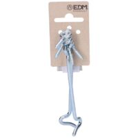 2 fermagli a doppia vite da 100 mm in zinco in pendente in cartone EDM