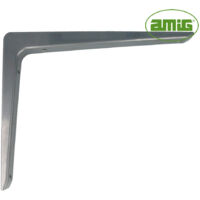 AMIG Angolo 4-150x100mm Alluminio Grigio Metallo (S) (7397)