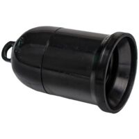 Portalampada E27 4A 250V nero