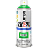 Vernice a base acqua PintyPlus Evolution - RAL 6018 Verde giallastro fresco 520cc