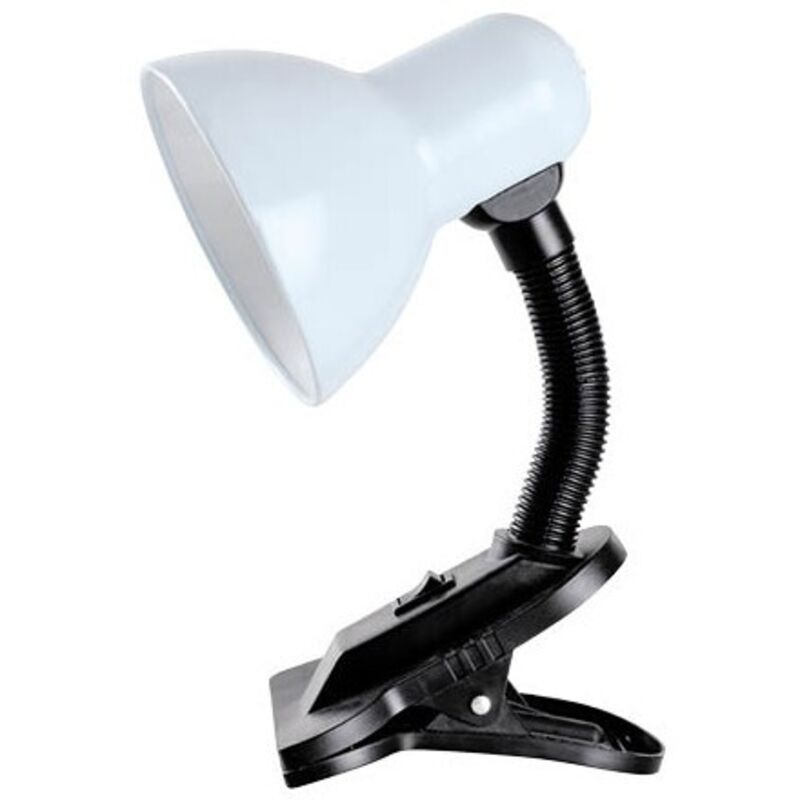SCNNC E27 Lampenfassung Mit Clip, 360° Verstellbarer Schwanenhals, E27