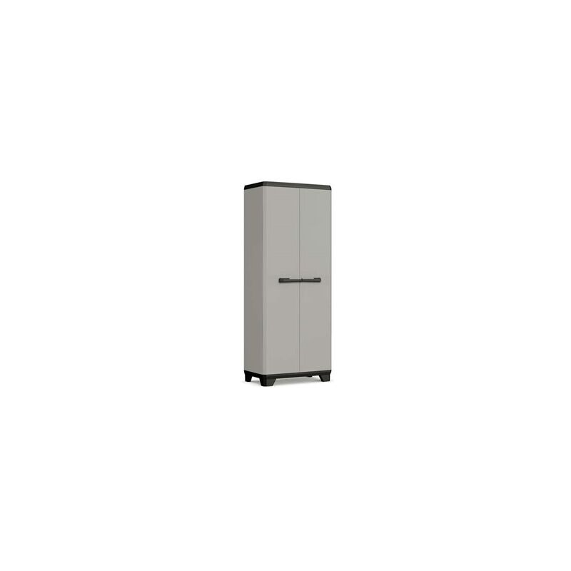 Curver-Keter Kleiderschrank mit linearer Höhe, 3 Regale, 173 x 68 x 39 cm, Schwarz, IS246637