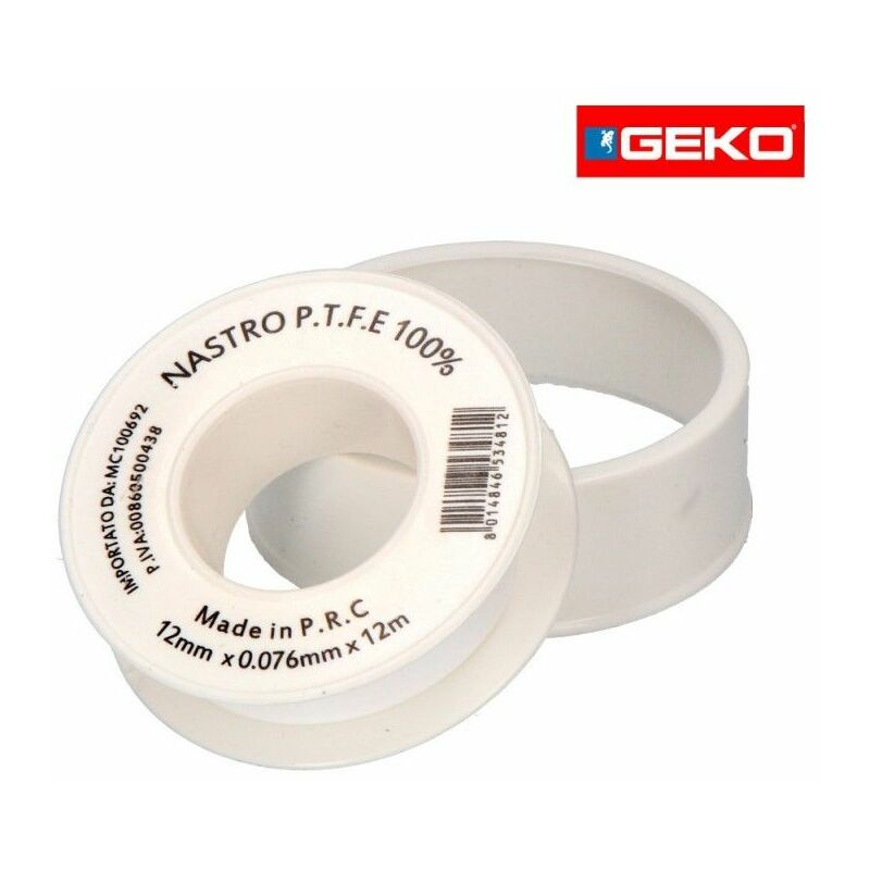 Teflonband 12 mm x 12 m, 76 Mikron