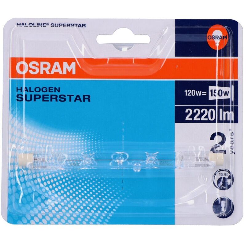 Osram Haloline 64696 AC35303 Lot de 5 ampoules halogènes 120 W 230 V
