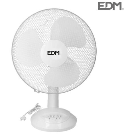 Tischventilator, weiße Farbe, Leistung 35 W, Flügel ø30 x 48 cm, EDM (1/3)