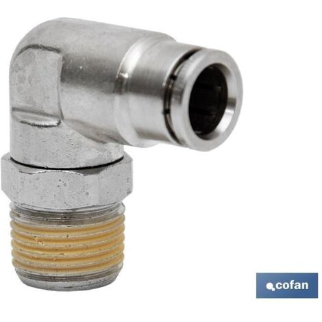 10-mm-Rohrbogenanschluss. 1/4 Gewinde