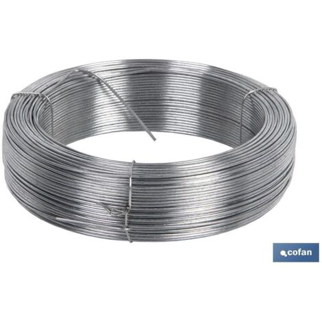 Rolle aus verzinktem Draht, 1 kg (1,1 mm), Nr. 6