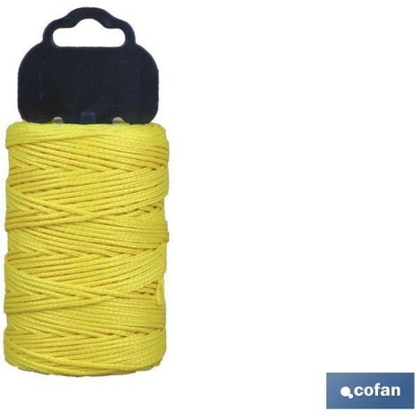 Geflecht Blister Poly/8842 1,5 mm 100 Meter Gelb