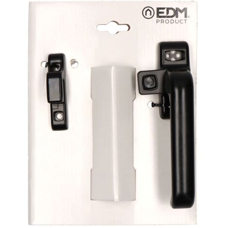 Blisterdruckverschluss EDM 6801 Rechts Aluminium Schwarz (1/3)