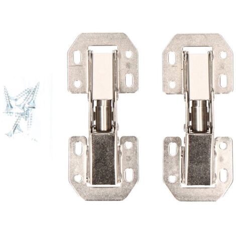 Scharnier edm verzinkter Stahl silber 104 x 44 mm Pack 2 (1/3)