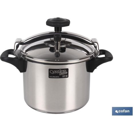 INOX Schnellkochtopf Mod Polenta Induktion 4,5 Lt (1/3)
