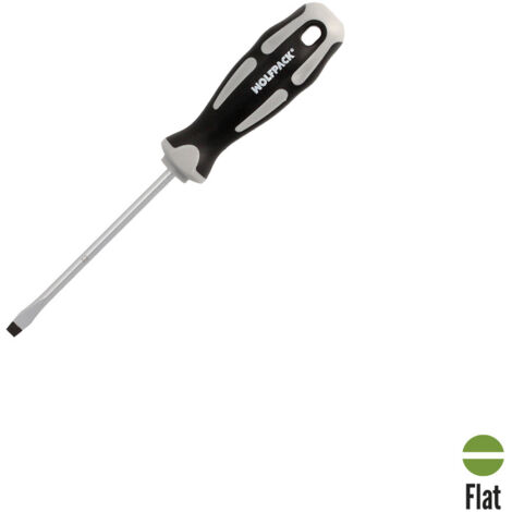 S2-Stahl-geprägter Flachschraubendreher – 1,0 x Ø 5,5 x 100 mm (1/5)