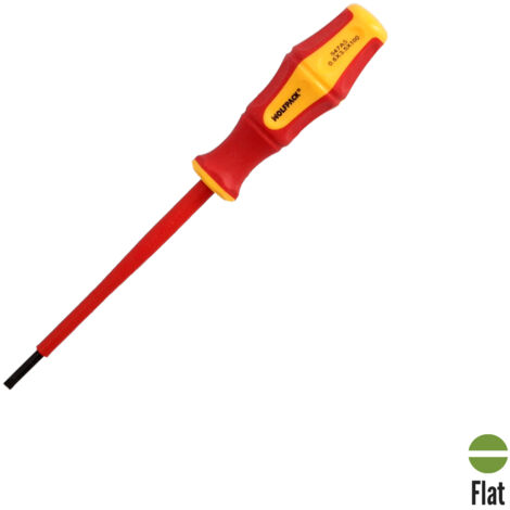 VDE-zertifizierter isolierter Flachschraubendreher 1.000 V – 0,6 x Ø 3,0 x 100 mm (1/5)