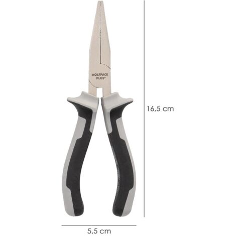 Neo Nadel Spitzzange 200mm gebogen din 5745