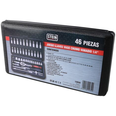Toolzone 11-teiliger Stecknuss-Satz – 3/8" Antrieb, Tiefe Chrom-Vanadium-Stecknüsse Auf Schiene